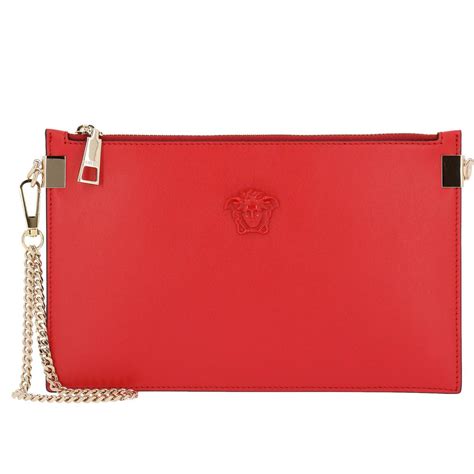 versace collection red cloutch|Versace mini clutch.